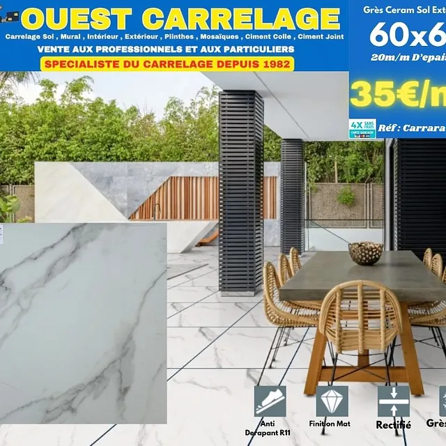 carrelage sol pierre MARBRE