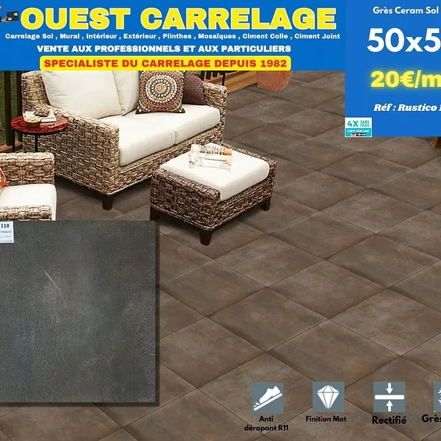 carrelage sol pierre 