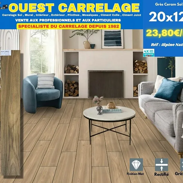 CARRELAGE EFFET BOIS PARQUET
