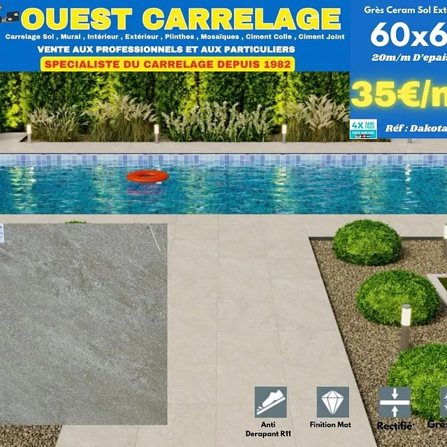 carrelage sol pierre BEIGE