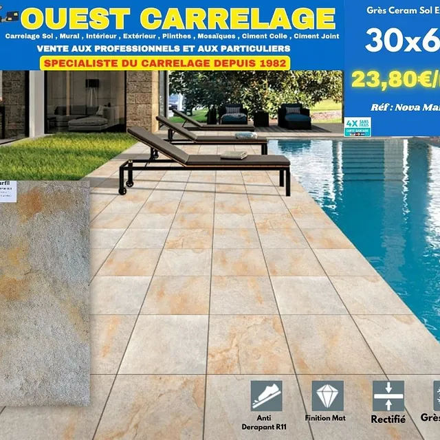 carrelage sol pierre 